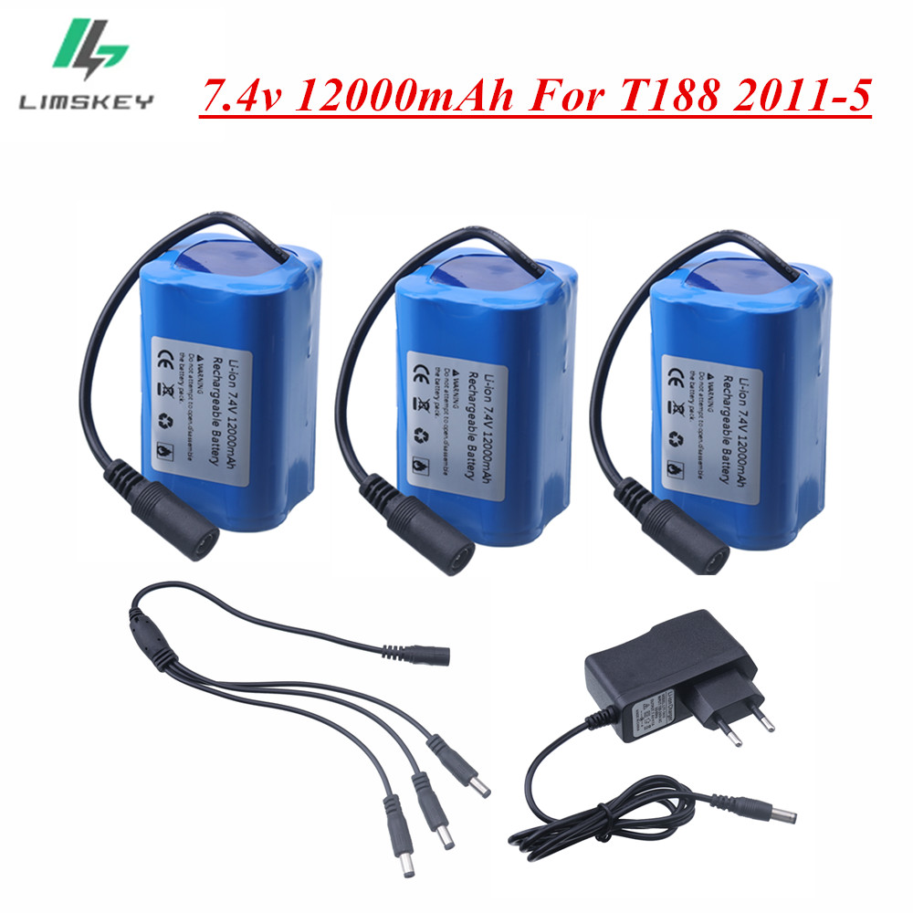 Batteria da 7.4V 12000mAh con  - Fish Finder Charger recensione e prezzo