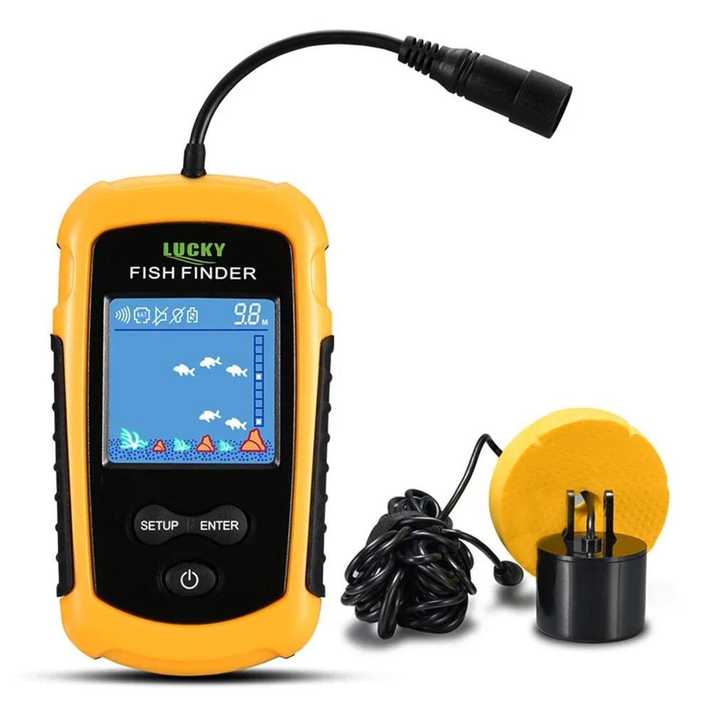 Schermo LCD a colori fortunato - Fishing Depth Finder recensione e prezzo