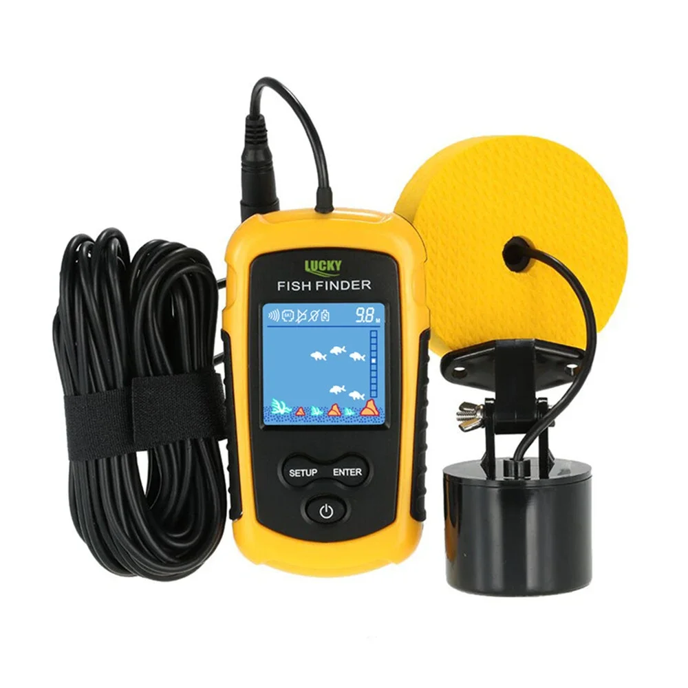 Schermo LCD a colori fortunato - Fishing Depth Finder recensione e prezzo