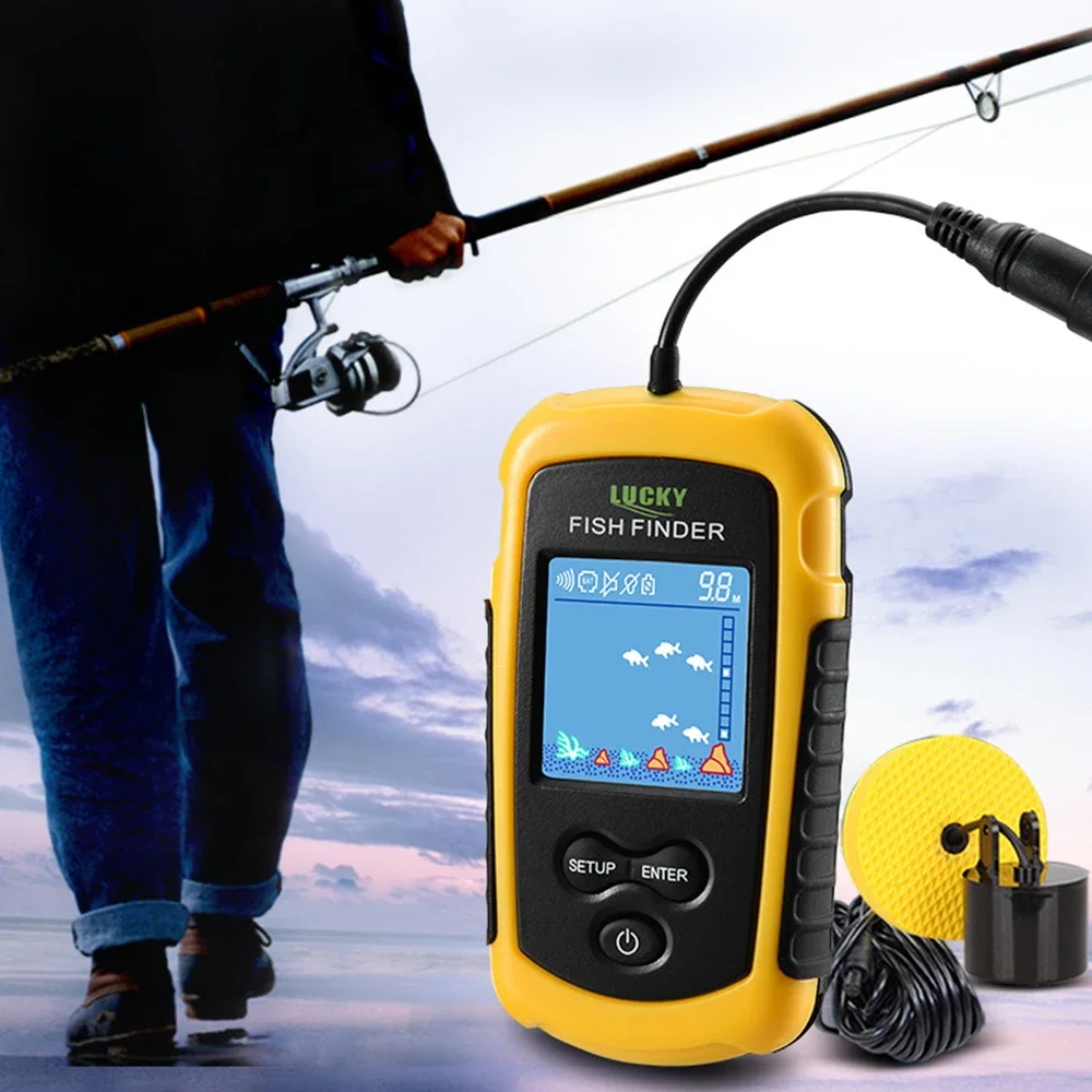 Schermo LCD a colori fortunato - Fishing Depth Finder recensione e prezzo
