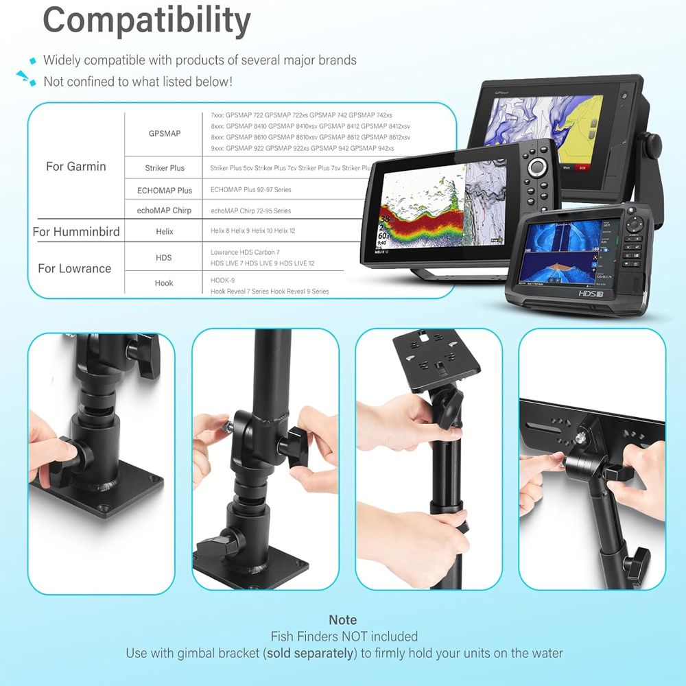 Supporto Universale per Ecosca - Fish Finder Mount recensione e prezzo